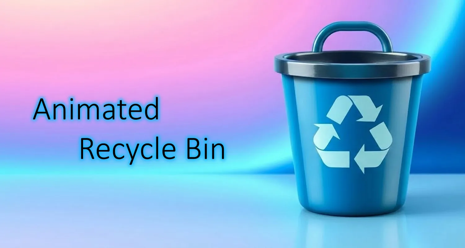 Recycle Bin Animated