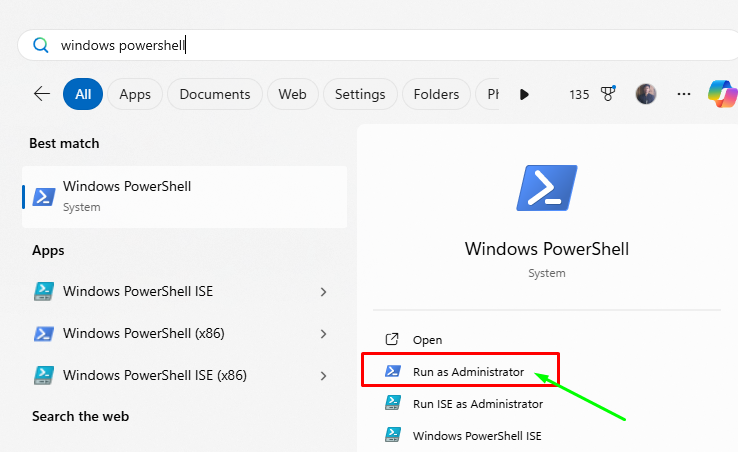 Windows Powershell