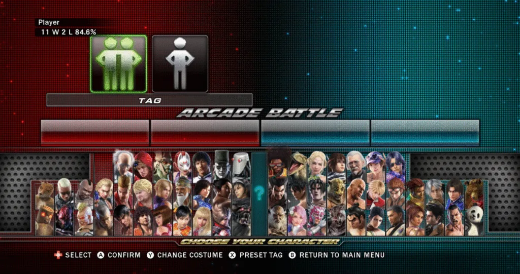 Tekken Tag Tournament 2 All Players
