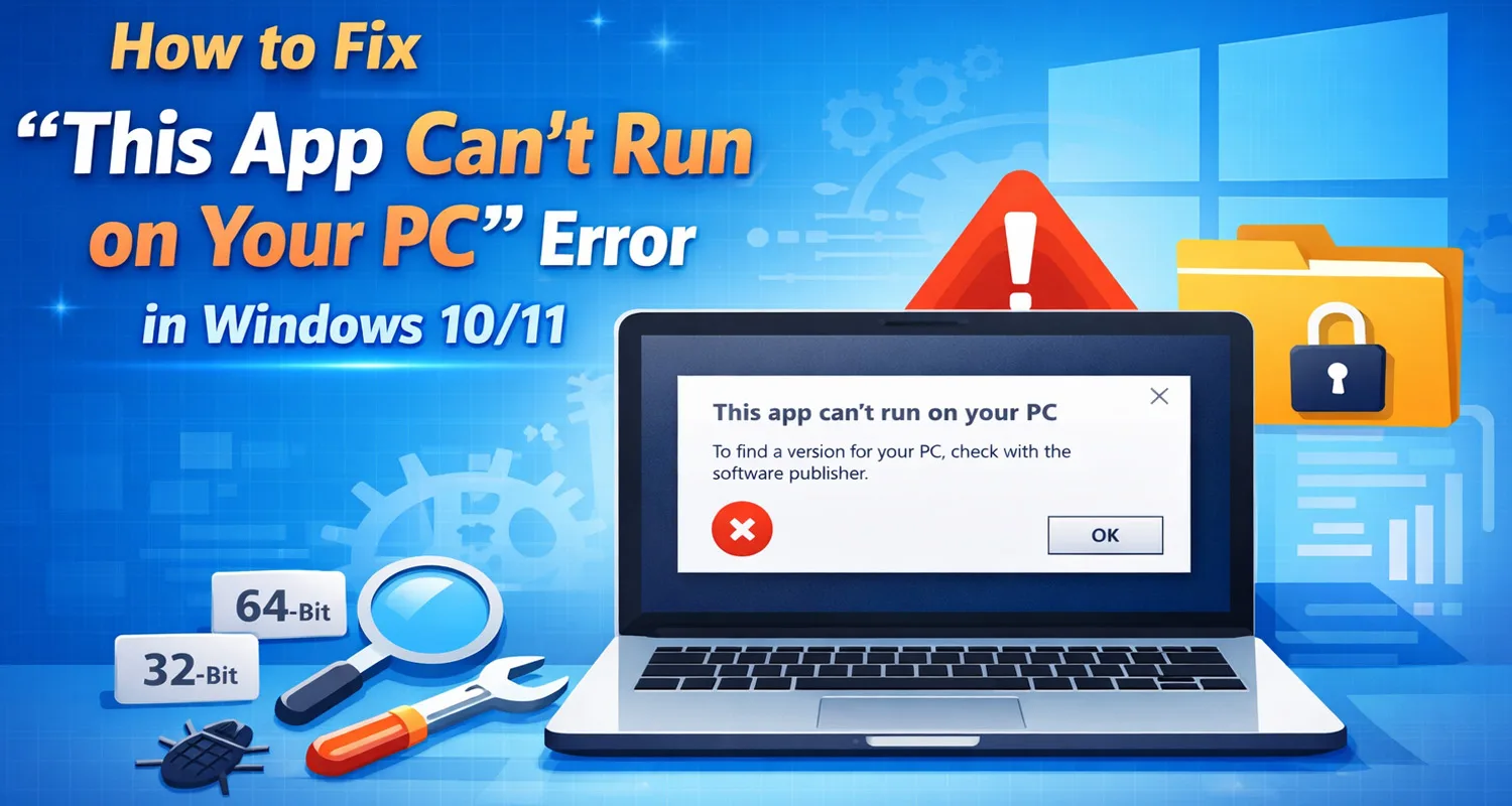This App Can not Run on Your PC