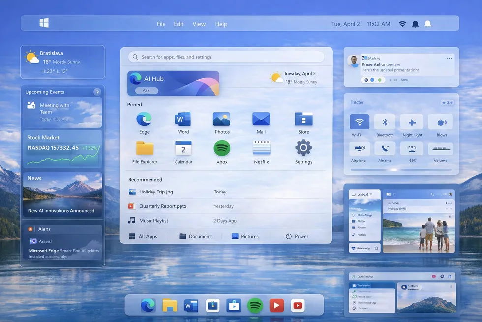 Windows 12 New UI